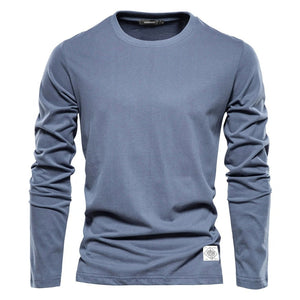 Leonardo – Klassiek Heren Longsleeve Shirt met Ronde Hals