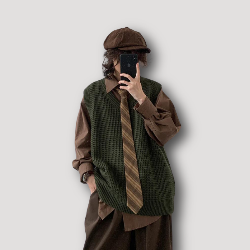 EnricoZanetti Geribd Vest Voor Mannen