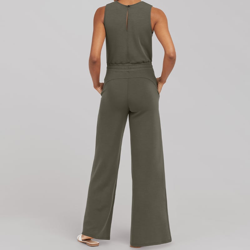 Elena – Dames Jumpsuit met Wijde Pijpen