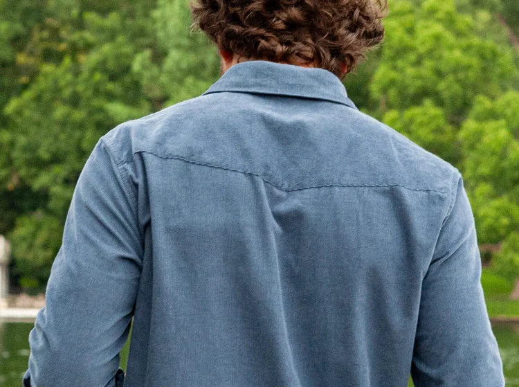 MatteoFerrari Corduroy Knoop Overhemd