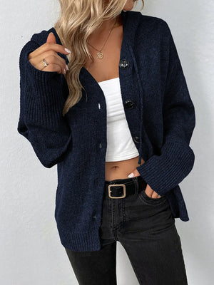 PaoloRinaldi Hooded Cardigan voor Vrouwen