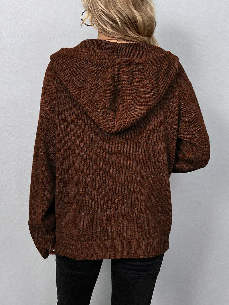 PaoloRinaldi Hooded Cardigan voor Vrouwen