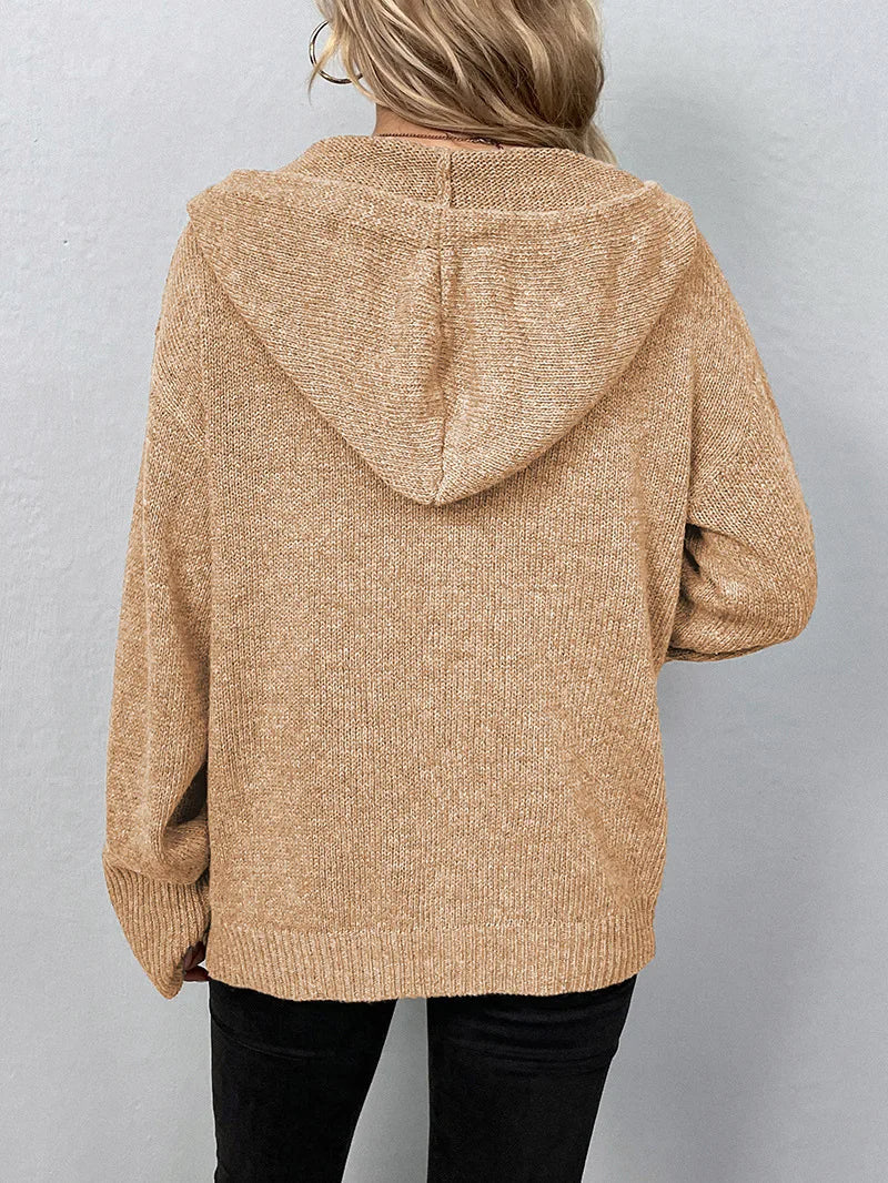 PaoloRinaldi Hooded Cardigan voor Vrouwen
