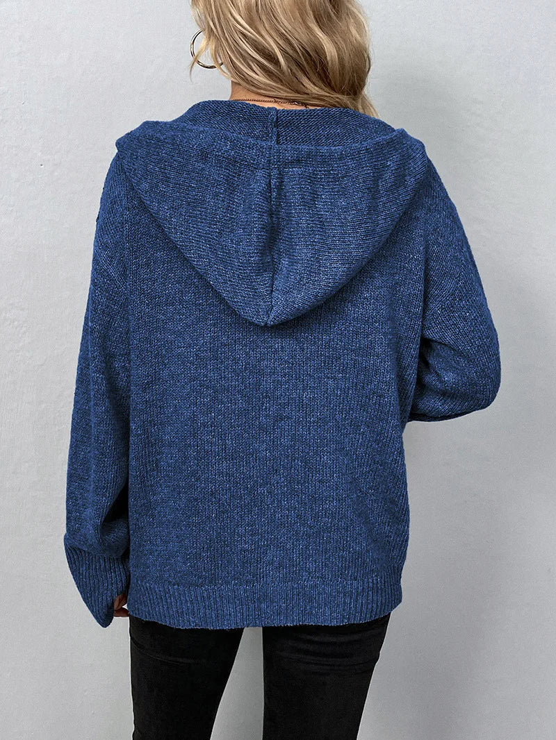 PaoloRinaldi Hooded Cardigan voor Vrouwen