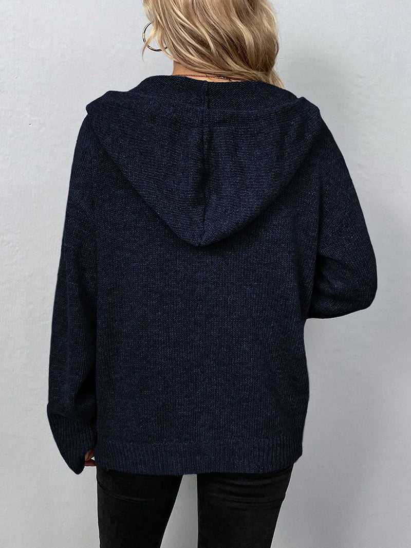 PaoloRinaldi Hooded Cardigan voor Vrouwen
