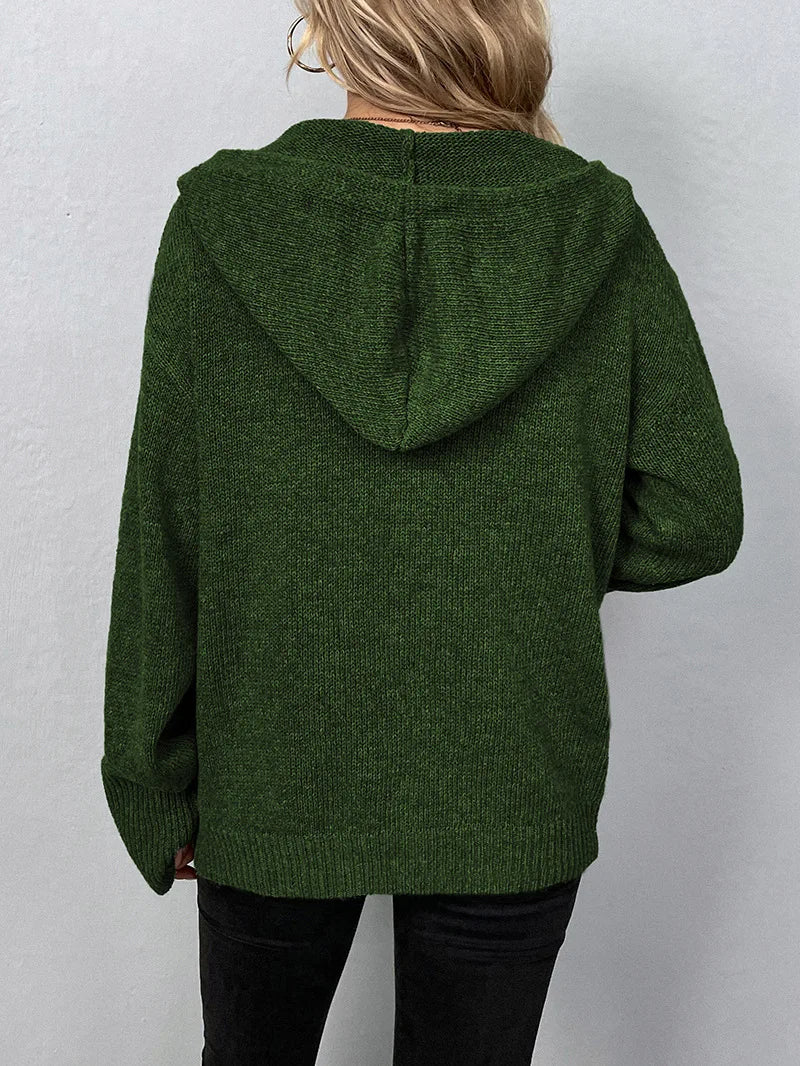 PaoloRinaldi Hooded Cardigan voor Vrouwen