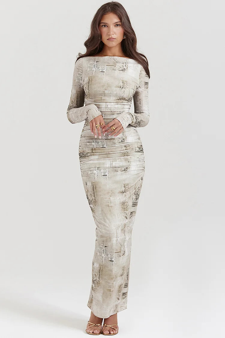 FiammaRosa™ jurk met lange mouwen