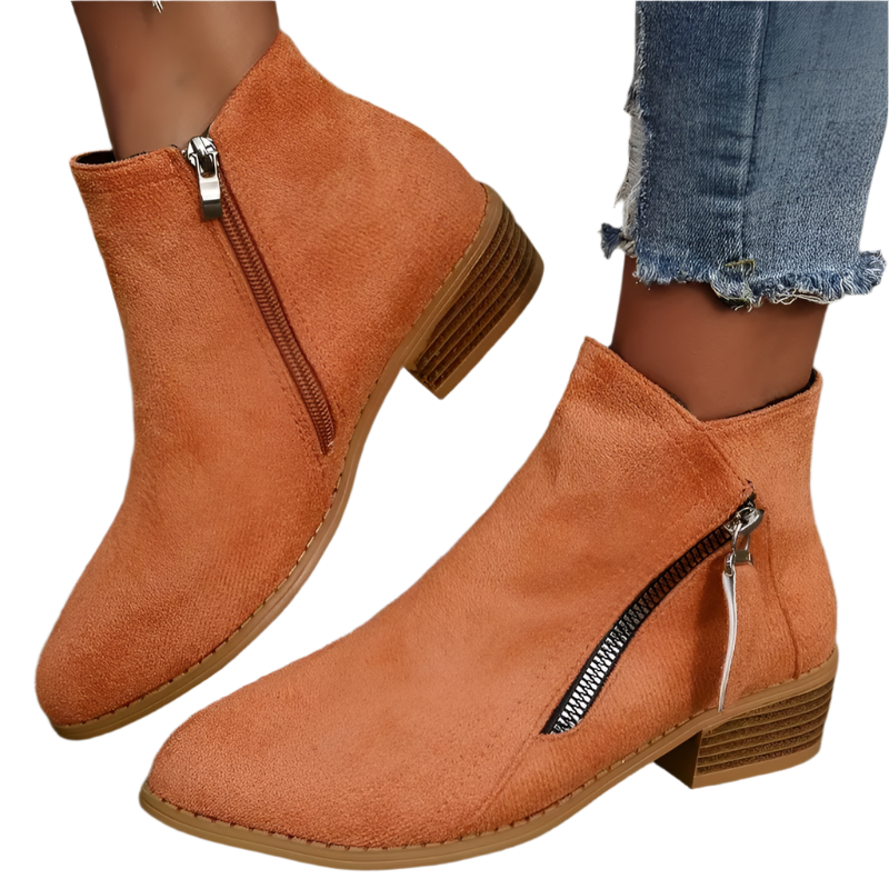 Maaike – Vintage-geïnspireerde dames enkellaarsjes