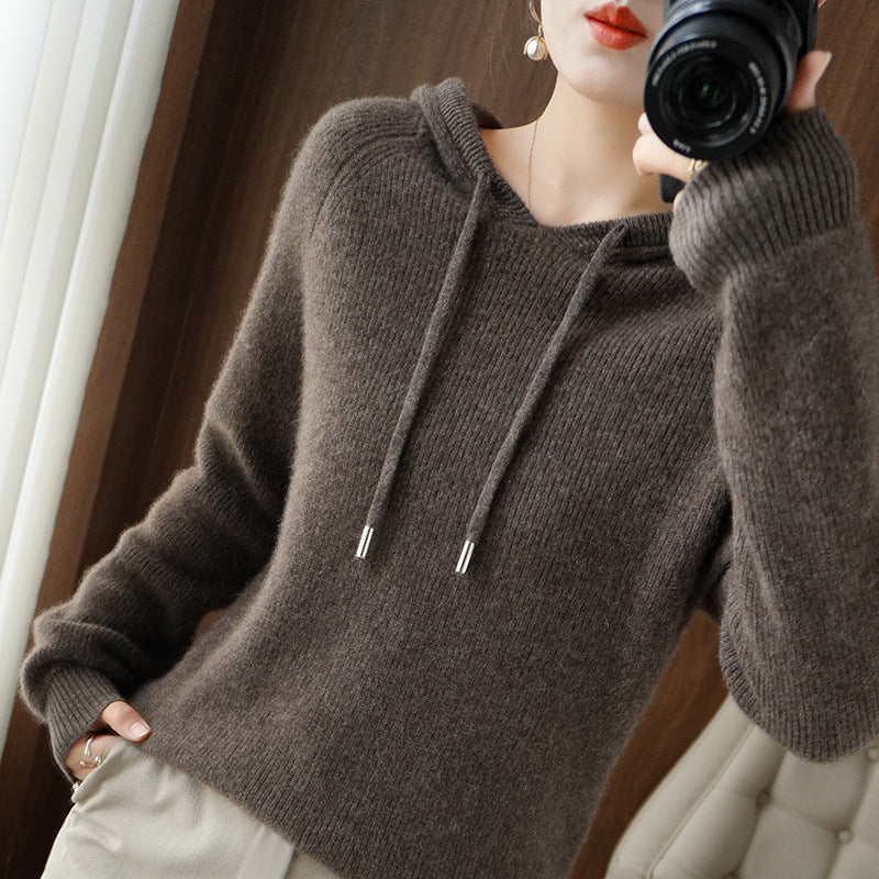 Sophia – Luxe Cashmere Hoodie voor Dames