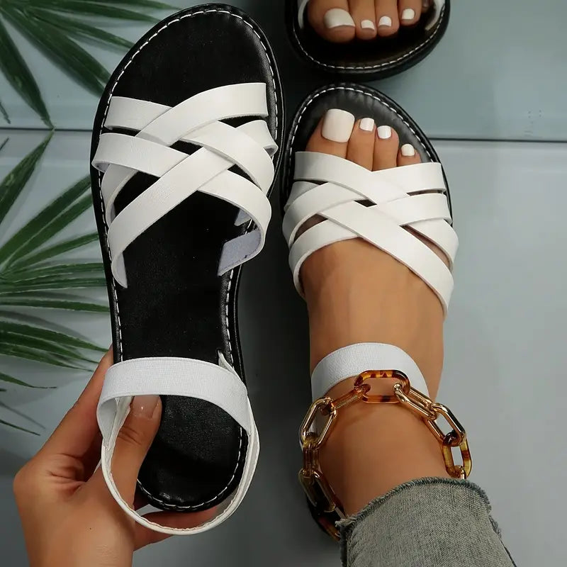 Fabio™ Leren sandalen