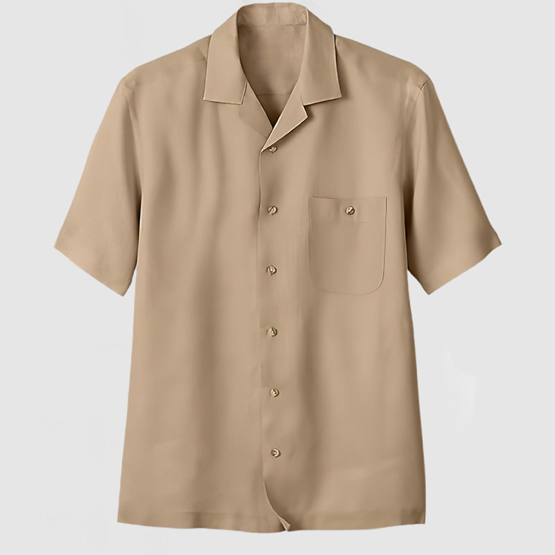 FabioRossetti Heren Casual Pocket Overhemd