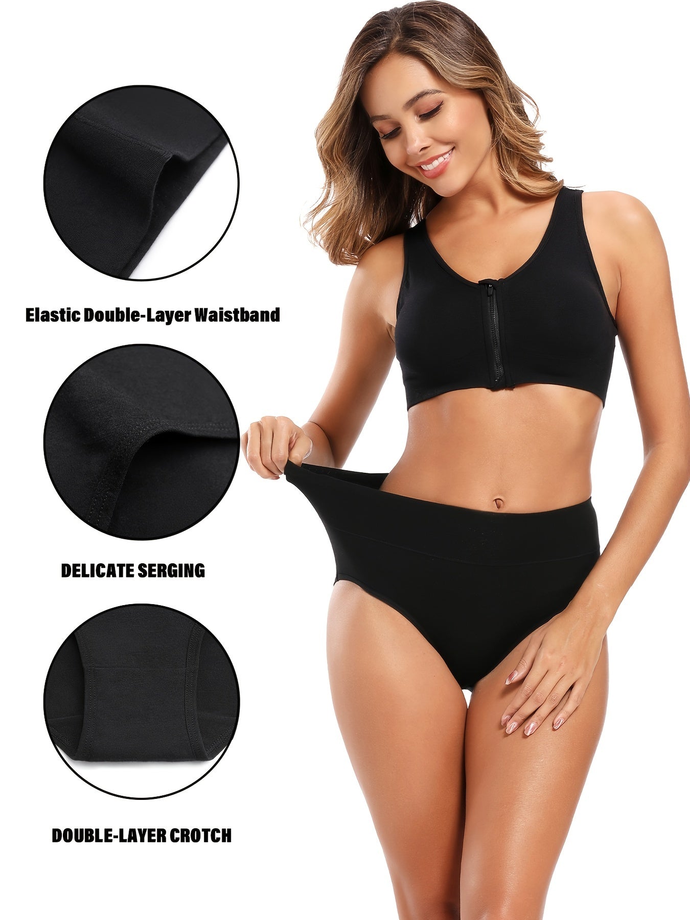 Sofia – Ademend Dames Corrigerende Slips 5-Pack