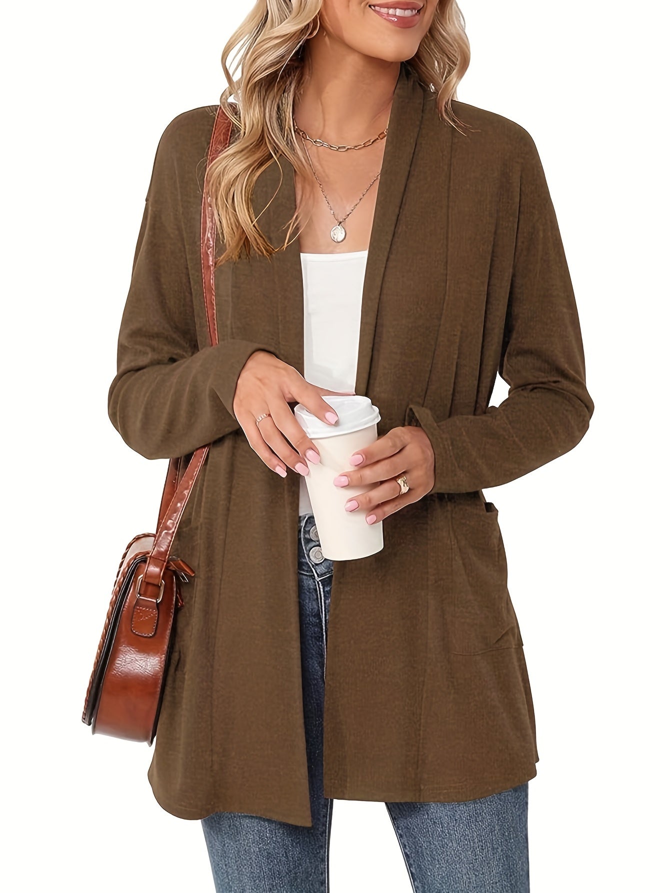 Elena – Klassieke Gebreide Dames Cardigan