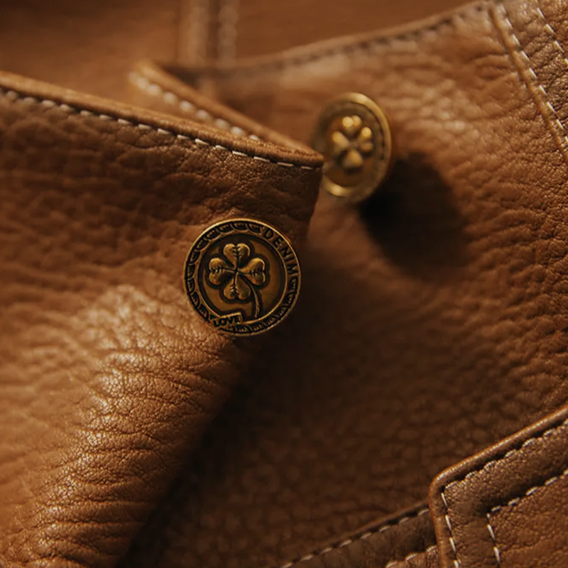 Elena- Vintage Leren Jas Voor Vrouwen