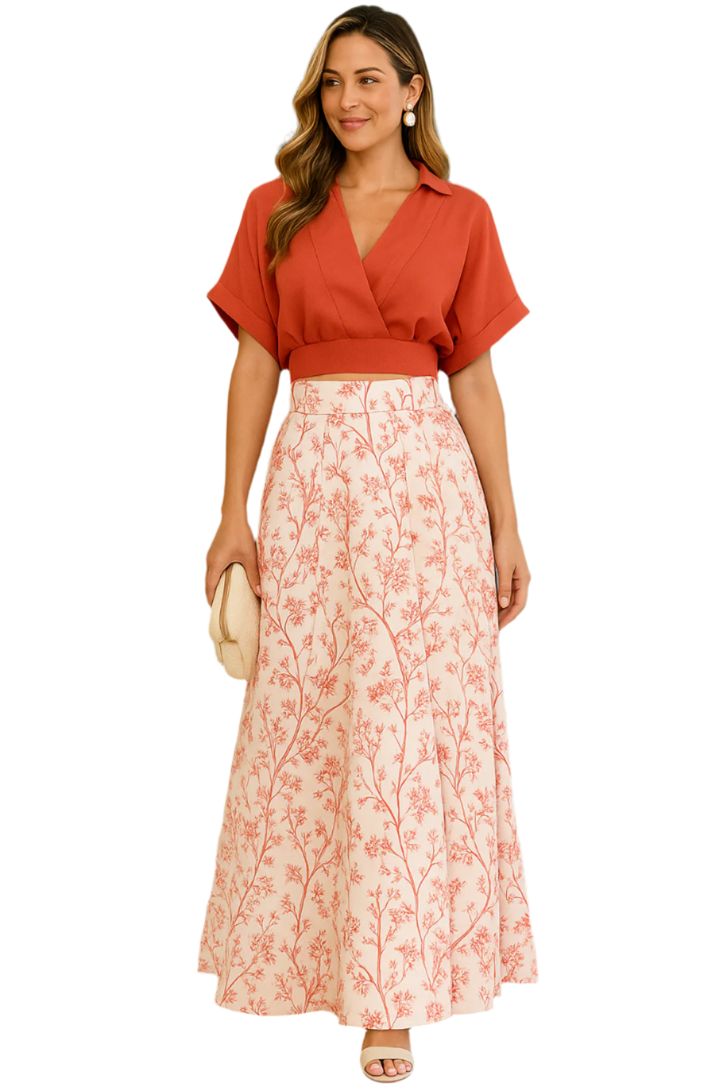 Alyana – Vrouwenset met Bloemendetail in Twee Delen