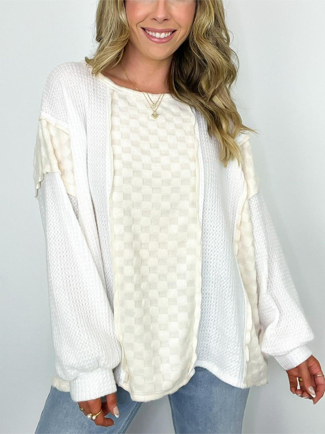 ElenaBarone Pullover Top Lange Mouw