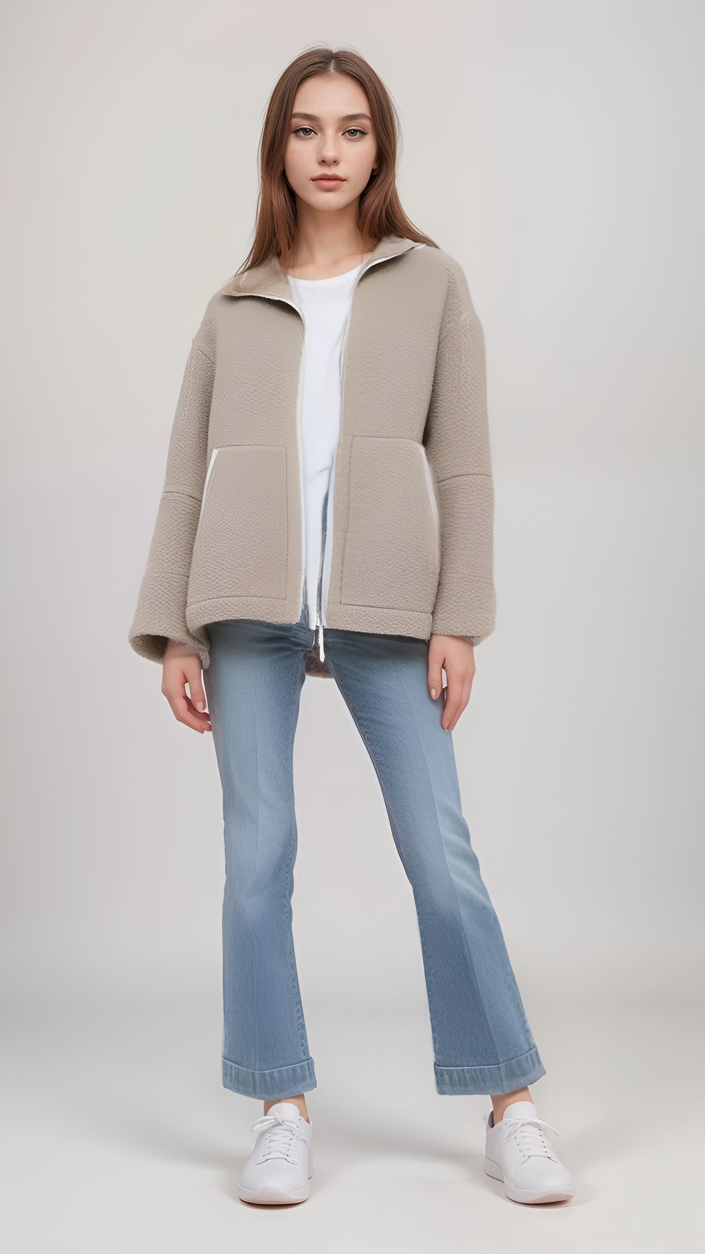 Clara – Warme Teddy Fleece Damesjas