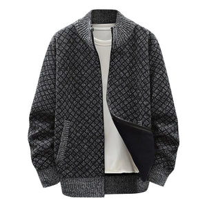 LucianaBortelli Geometrische gebreide trui voor heren