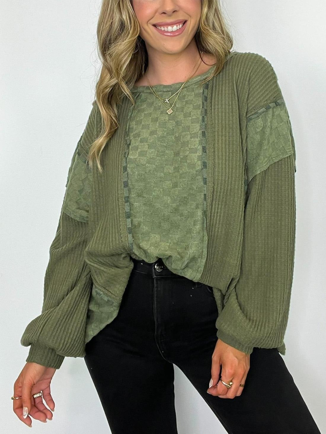 ElenaBarone Pullover Top Lange Mouw