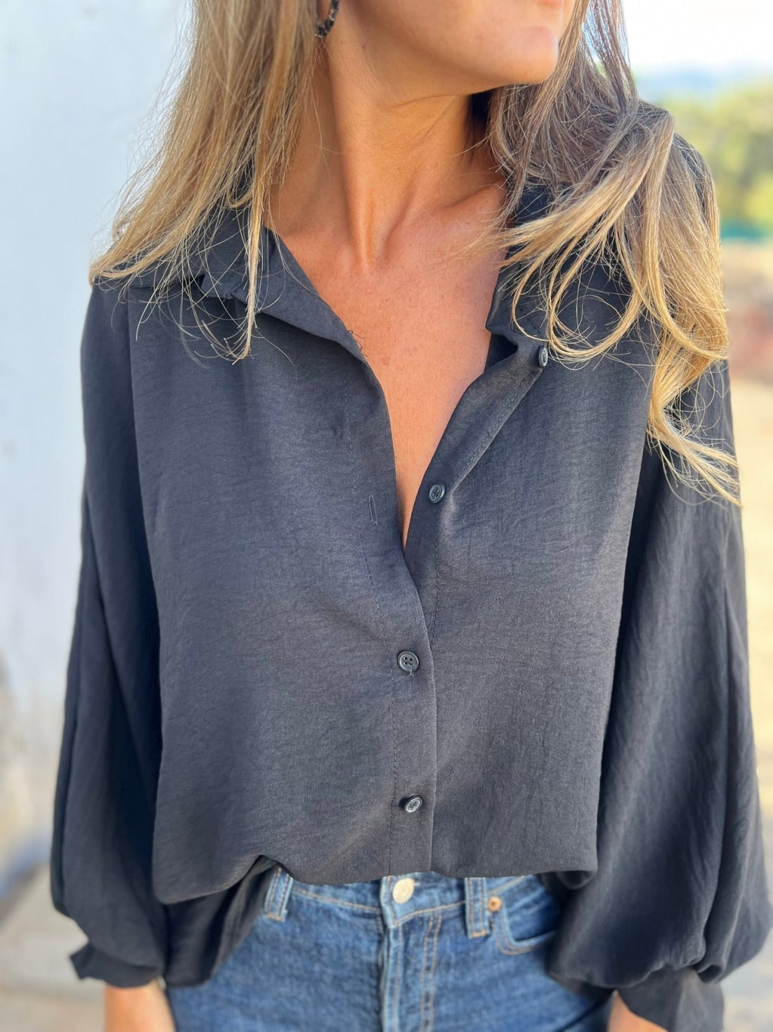 RitaMoretti Blouse met Pofmouwen