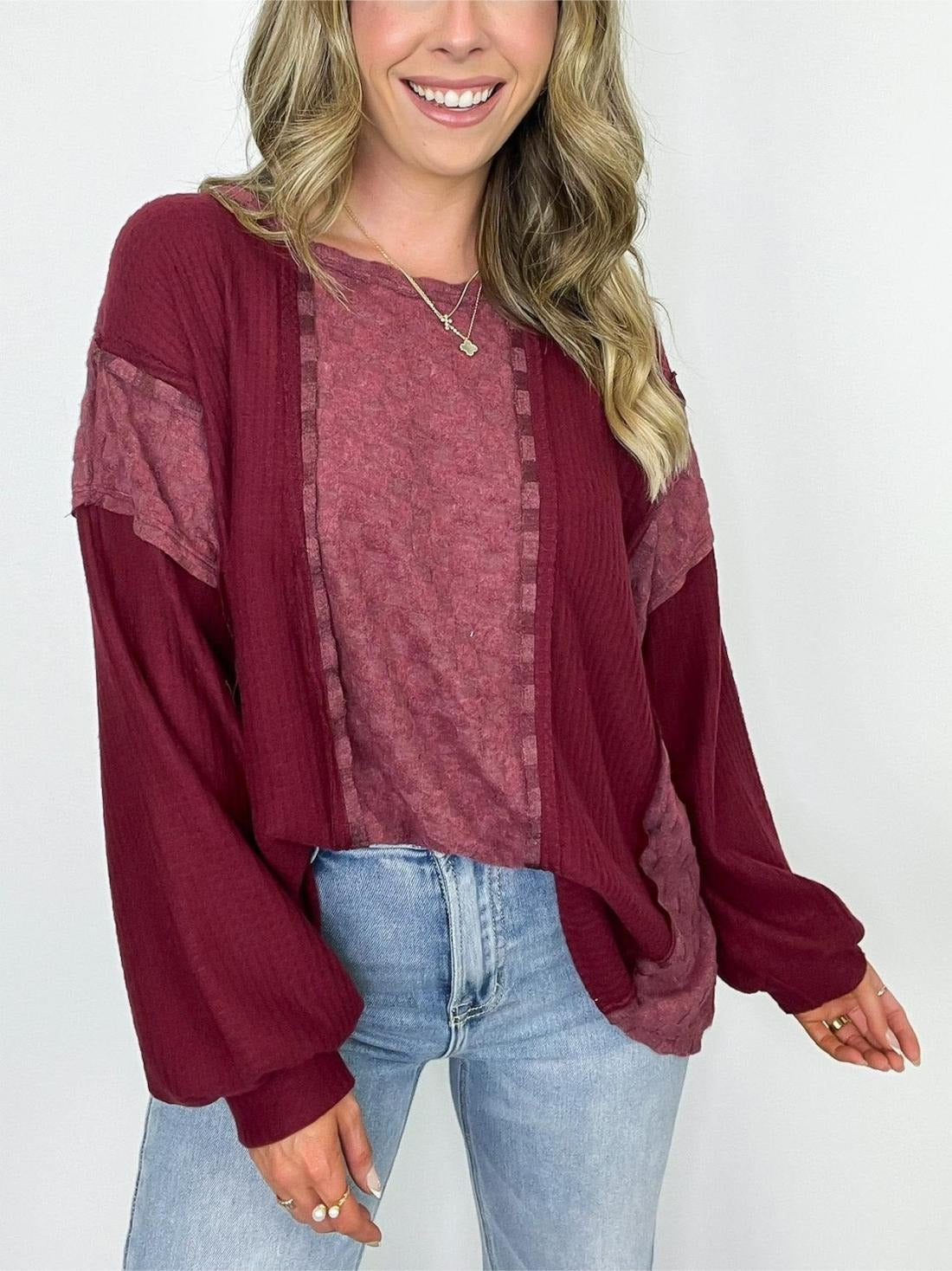 ElenaBarone Pullover Top Lange Mouw
