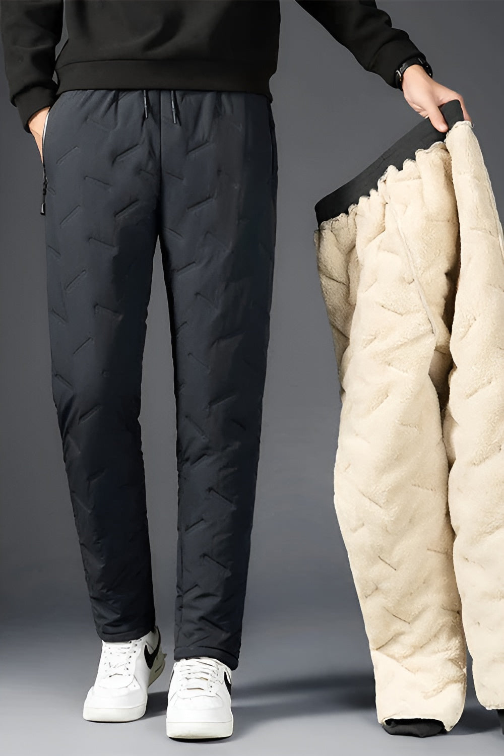 Lorenzo – Gevoerde Unisex Winter Fleece Broek