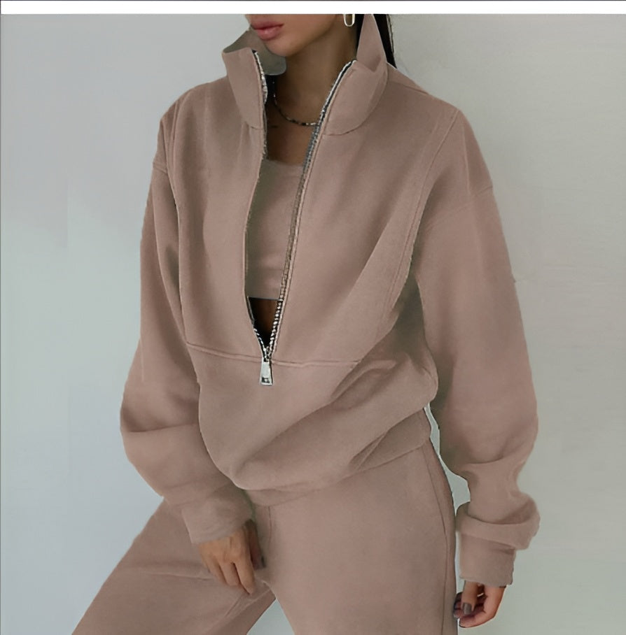 Giulia – Relaxed Fit Dames Lounge Set met Trui & Broek