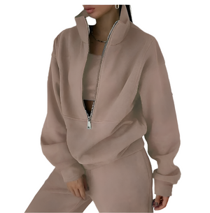 Giulia – Relaxed Fit Dames Lounge Set met Trui & Broek