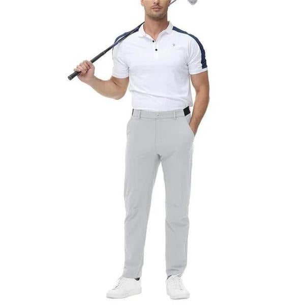 CarloEsposito Heren Stretch Lichtgewicht Golfbroek