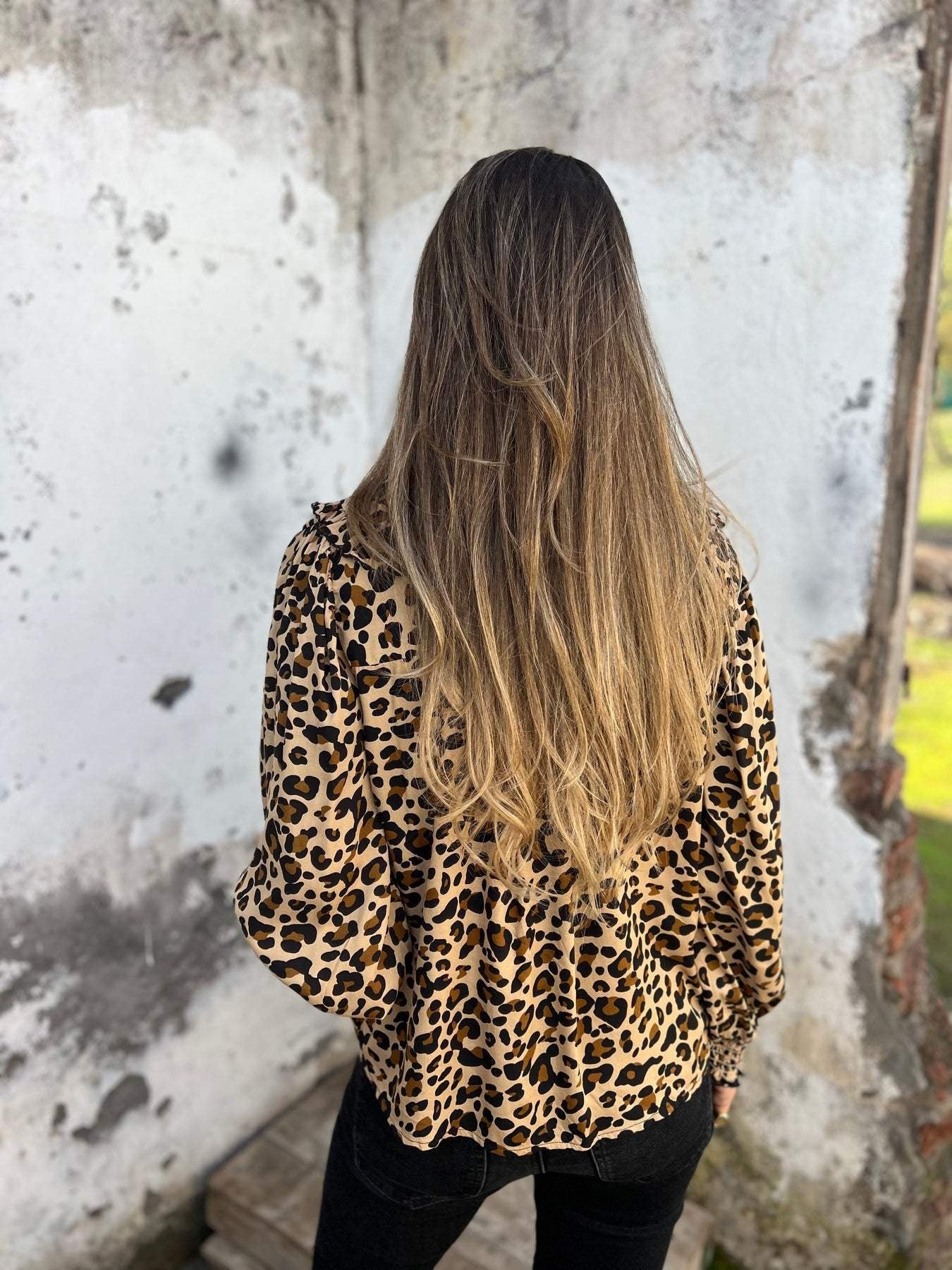 VittorioConti Luipaardprint Casual Overhemd