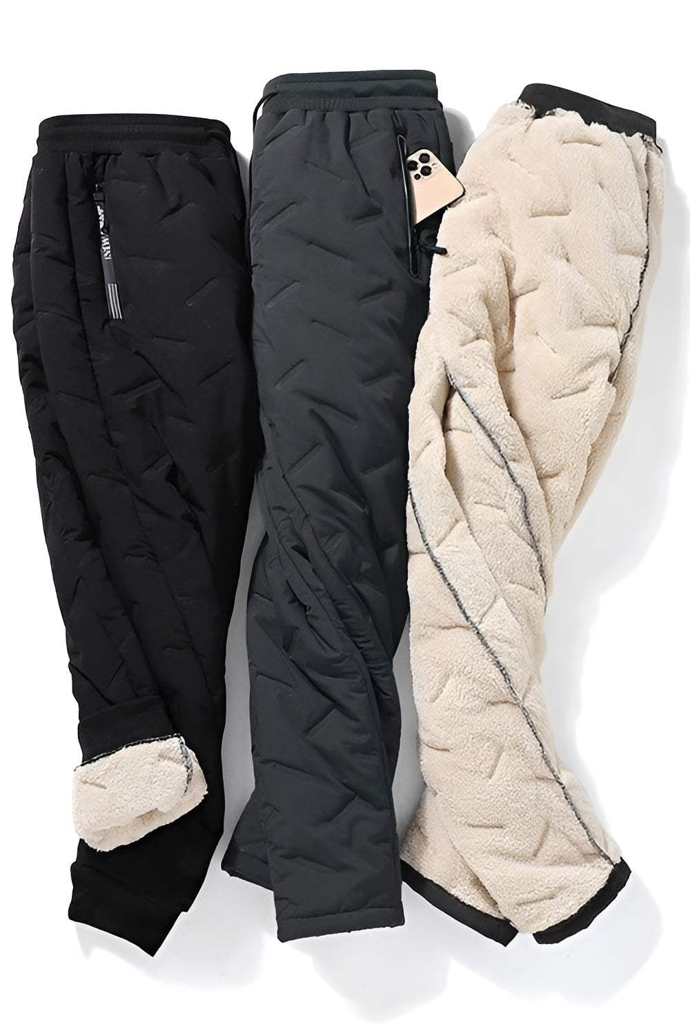 Lorenzo – Gevoerde Unisex Winter Fleece Broek