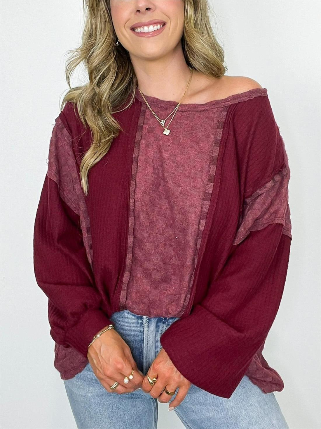 ElenaBarone Pullover Top Lange Mouw