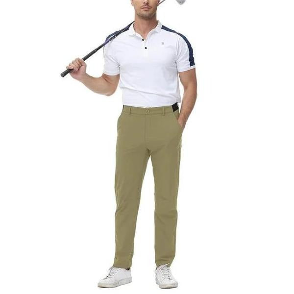 CarloEsposito Heren Stretch Lichtgewicht Golfbroek