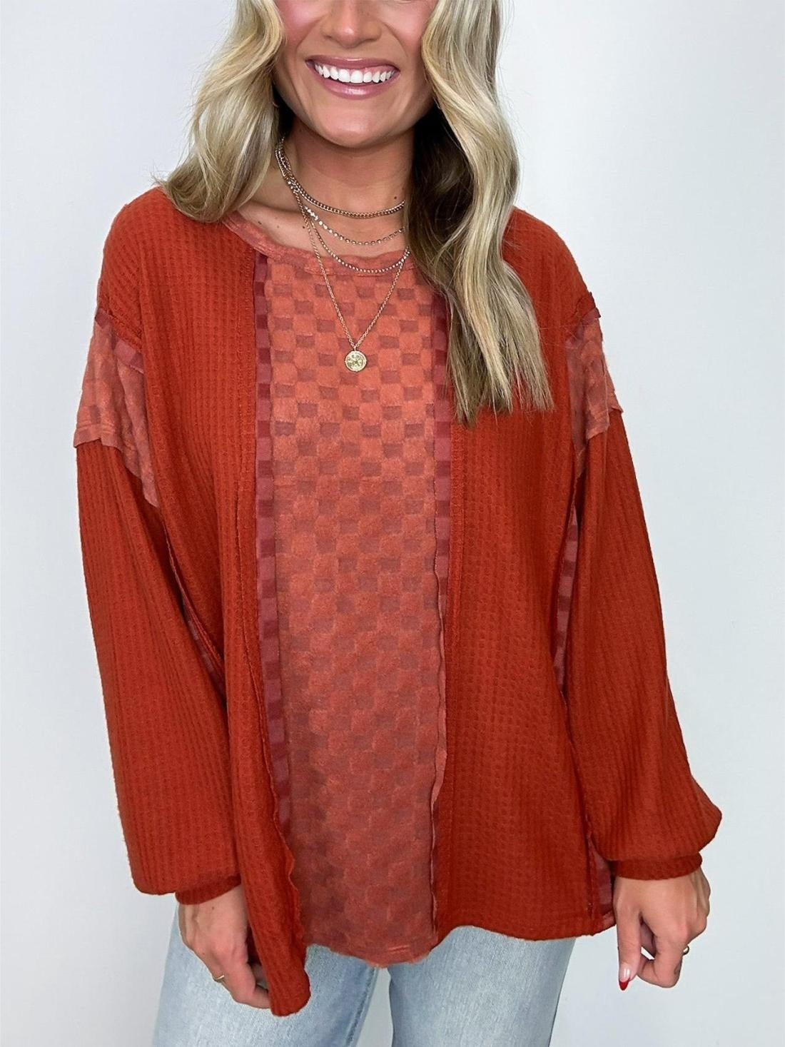 ElenaBarone Pullover Top Lange Mouw