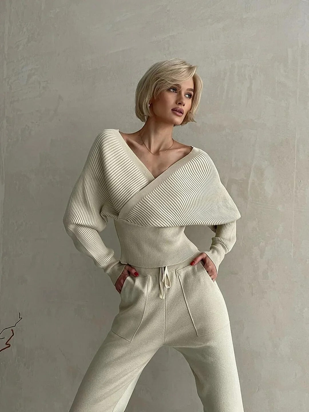 MarcoBellini Gebreide truien zonder schouder