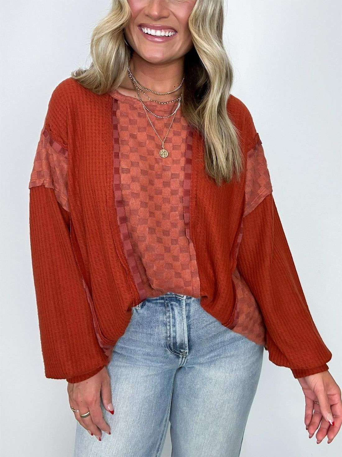 ElenaBarone Pullover Top Lange Mouw