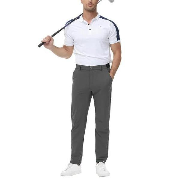 CarloEsposito Heren Stretch Lichtgewicht Golfbroek