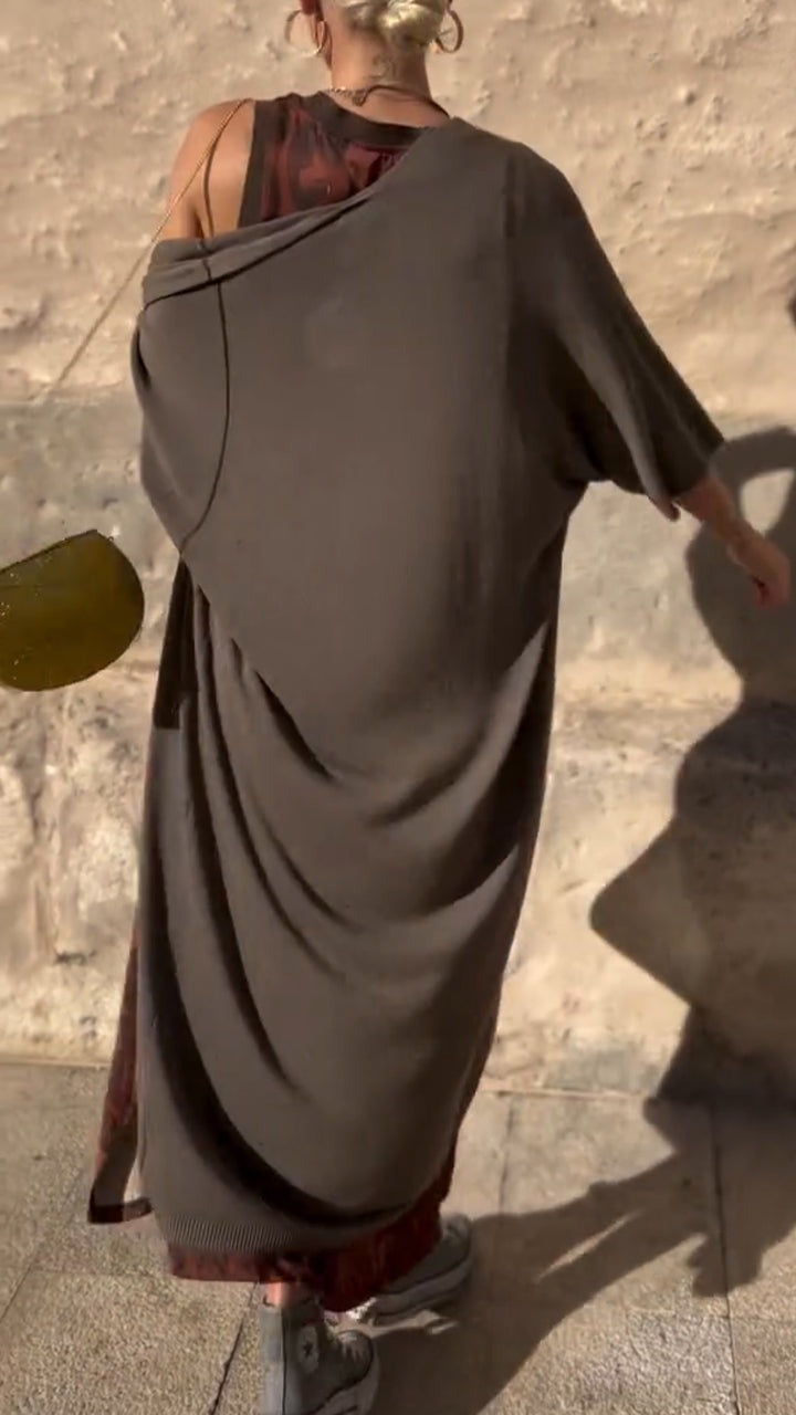 FabioSerafini Gedrukt Satijnen Casual Pak