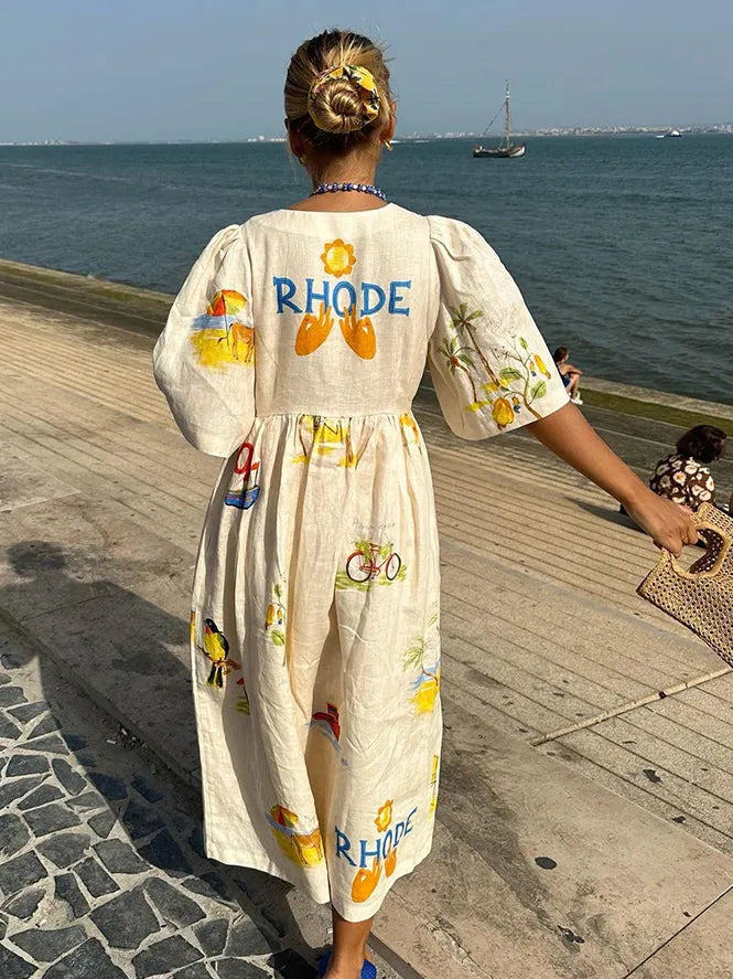 FrancaSan Clara-linnen print