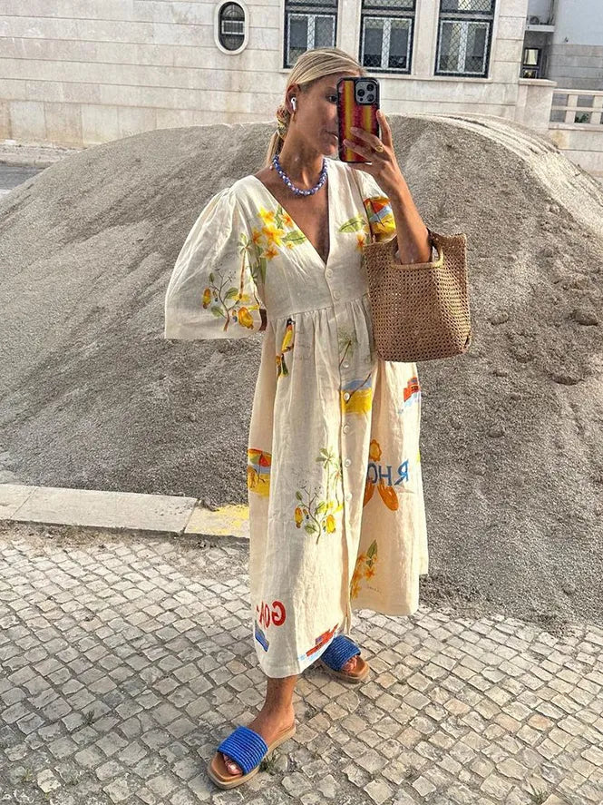 FrancaSan Clara-linnen print