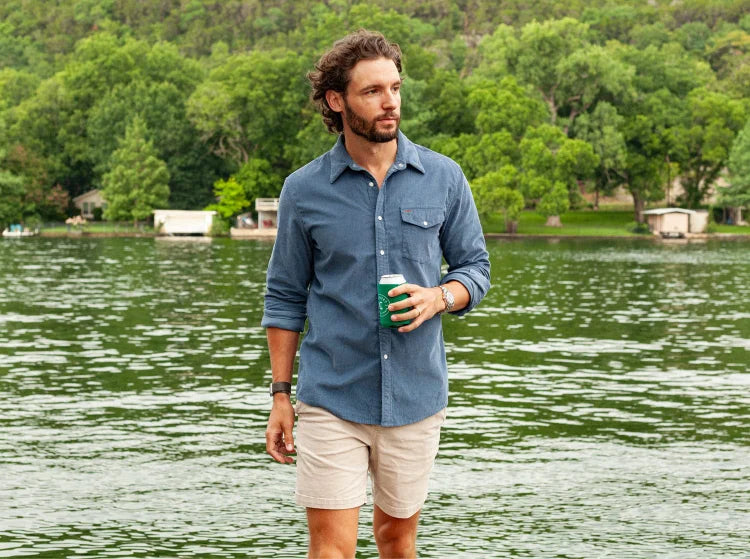 MatteoFerrari Corduroy Knoop Overhemd