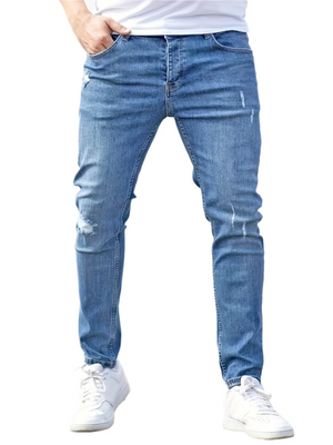 Marco – Slim-Fit Heren Ribbed Denim Jeans