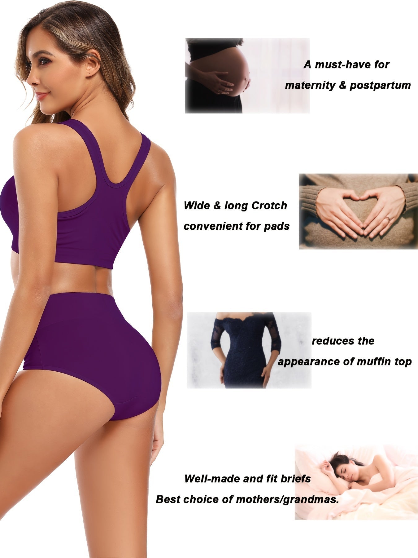 Sofia – Ademend Dames Corrigerende Slips 5-Pack