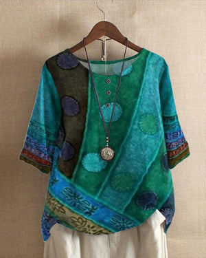 MatteoFiorenti Casual top met halve mouwen voor dames