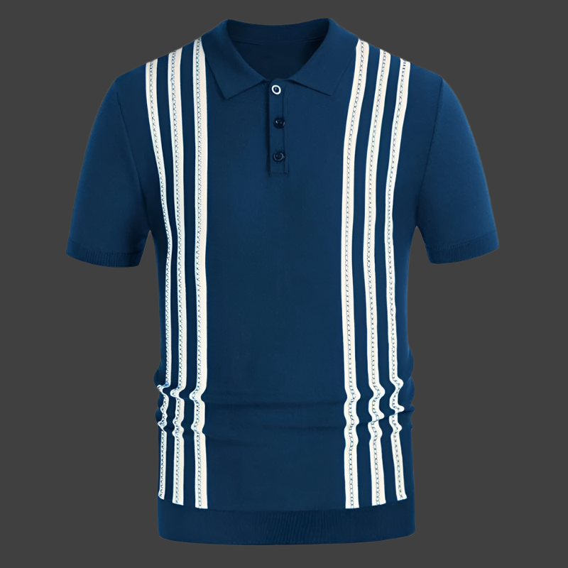DarioConti Gestreepte Casual Polo