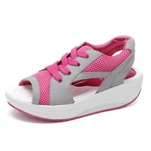 SofiaNodo™ Veterschoenen met contrasterende panelen en uitsnijdingen