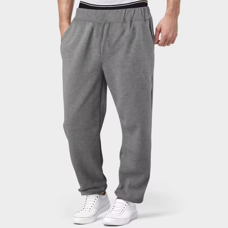 Lorenzo – Heren Sweatpants met Fleece Voering en Rechte Pijp