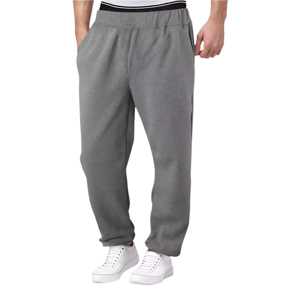 Lorenzo – Heren Sweatpants met Fleece Voering en Rechte Pijp