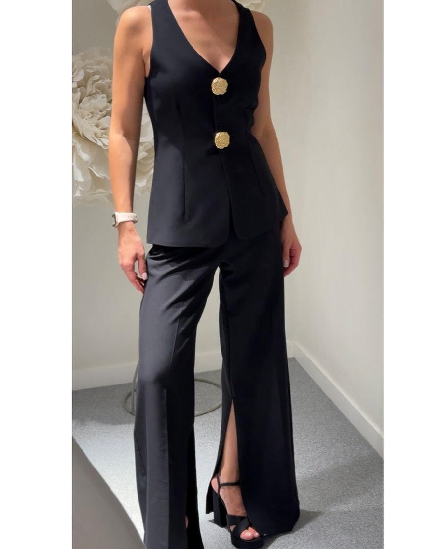 Isabella – Getailleerd Dames 2-Delig Gilet & Broek Set