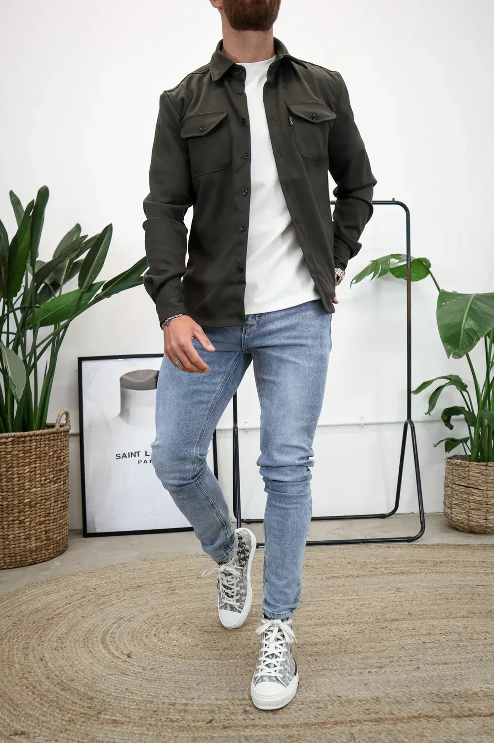 Lorenzo – Modern Fit Heren Overhemd in Casual Stijl